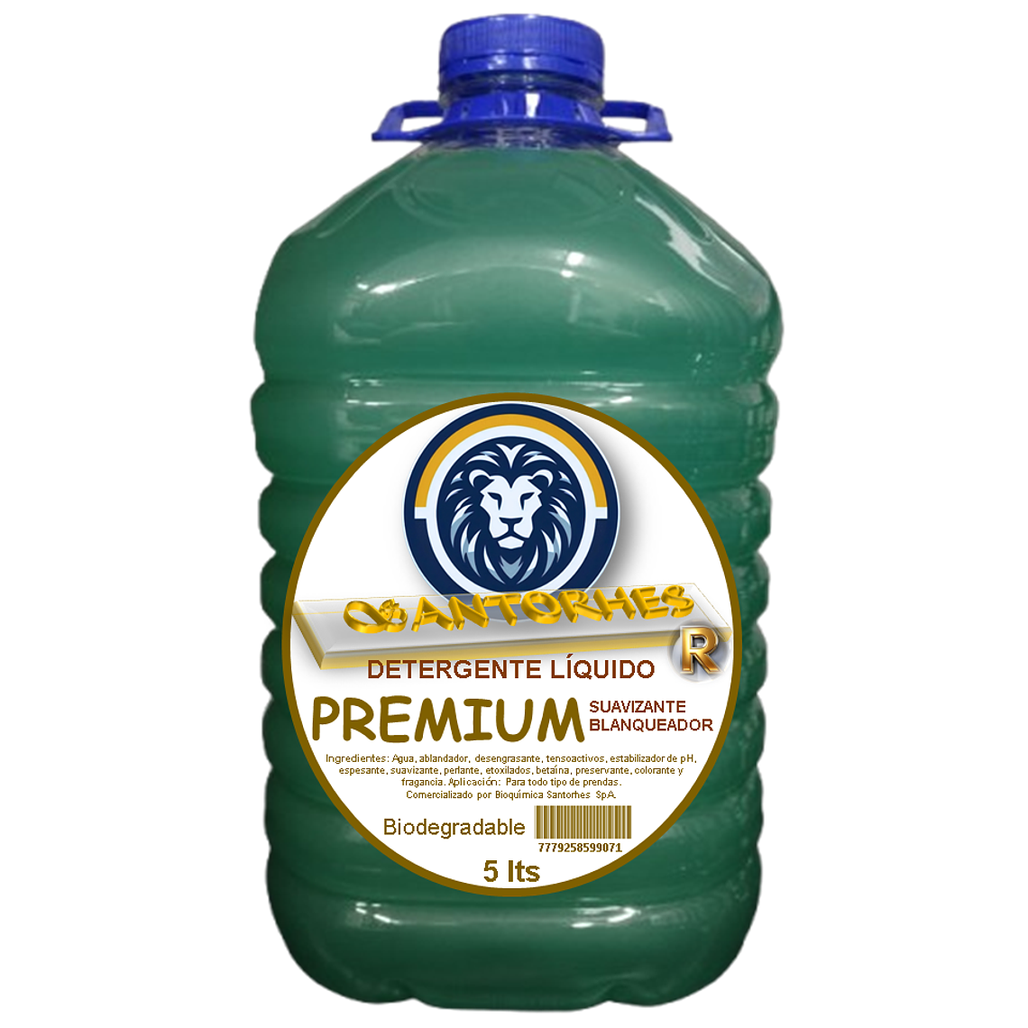 Detergente Líquido Verde PREMIUM (5 L) 1