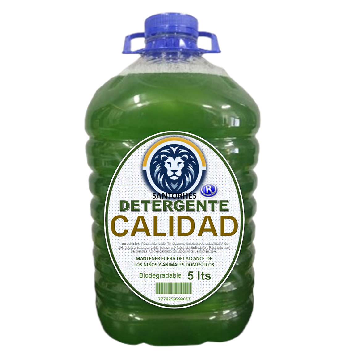 Detergente Líquido CALIDAD Verde (5 L) 1