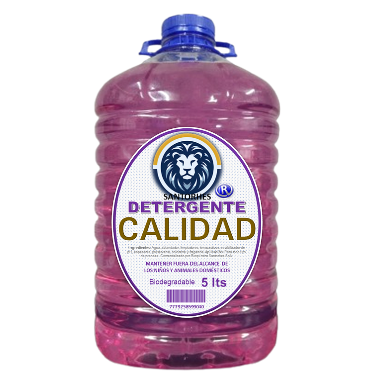 Detergente Líquido CALIDAD Violeta (5 L) 1