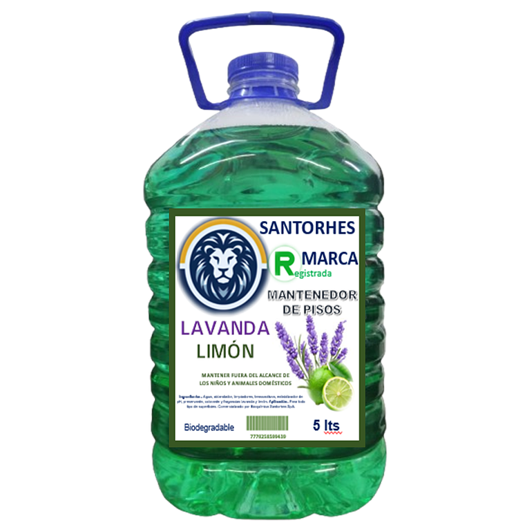 Mantenedor de Pisos Lavanda Limón (5 Lts) 1
