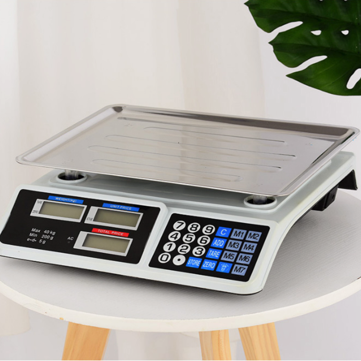 Peso Balanza Digital Electrónico 40kg Recargable-tienda