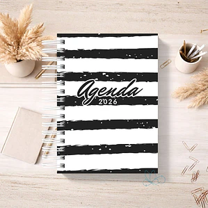 Agenda Black and White