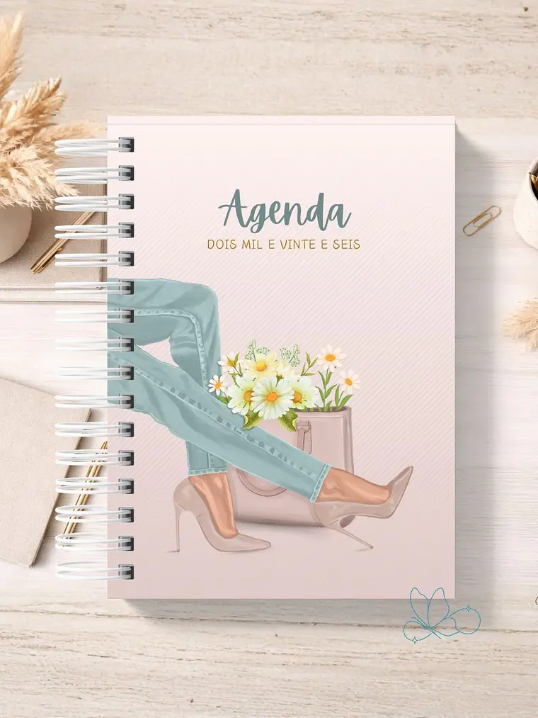 Agenda Elegância Floral 1