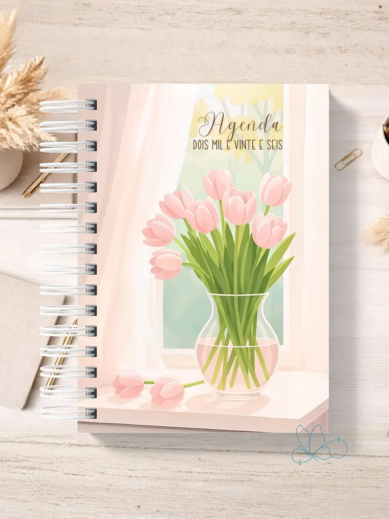 Agenda Vaso de Tulipas 1