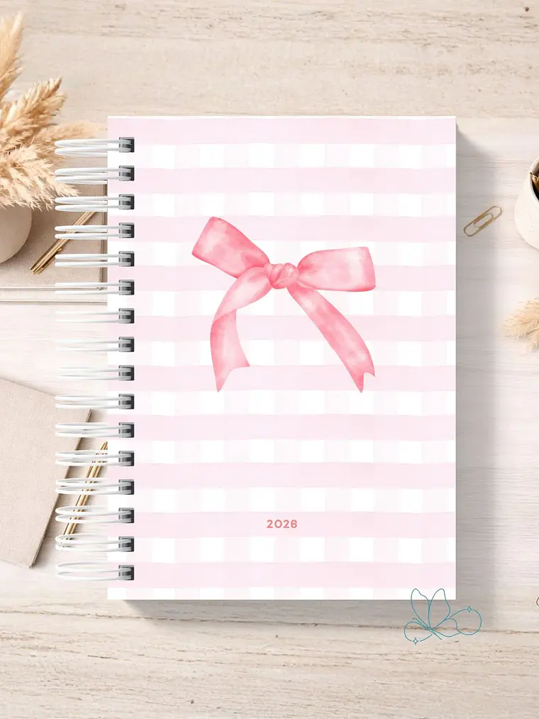 Agenda Laço Minimalista 1