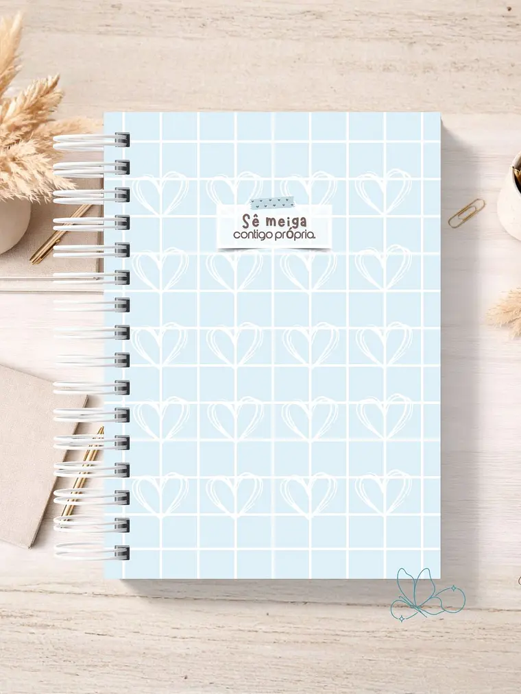 Agenda Sê meiga contigo própria azul 1