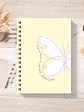 Agenda Butterfly Amarela - Thumbnail 1
