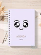 Agenda Happy Face Roxo - Thumbnail 1