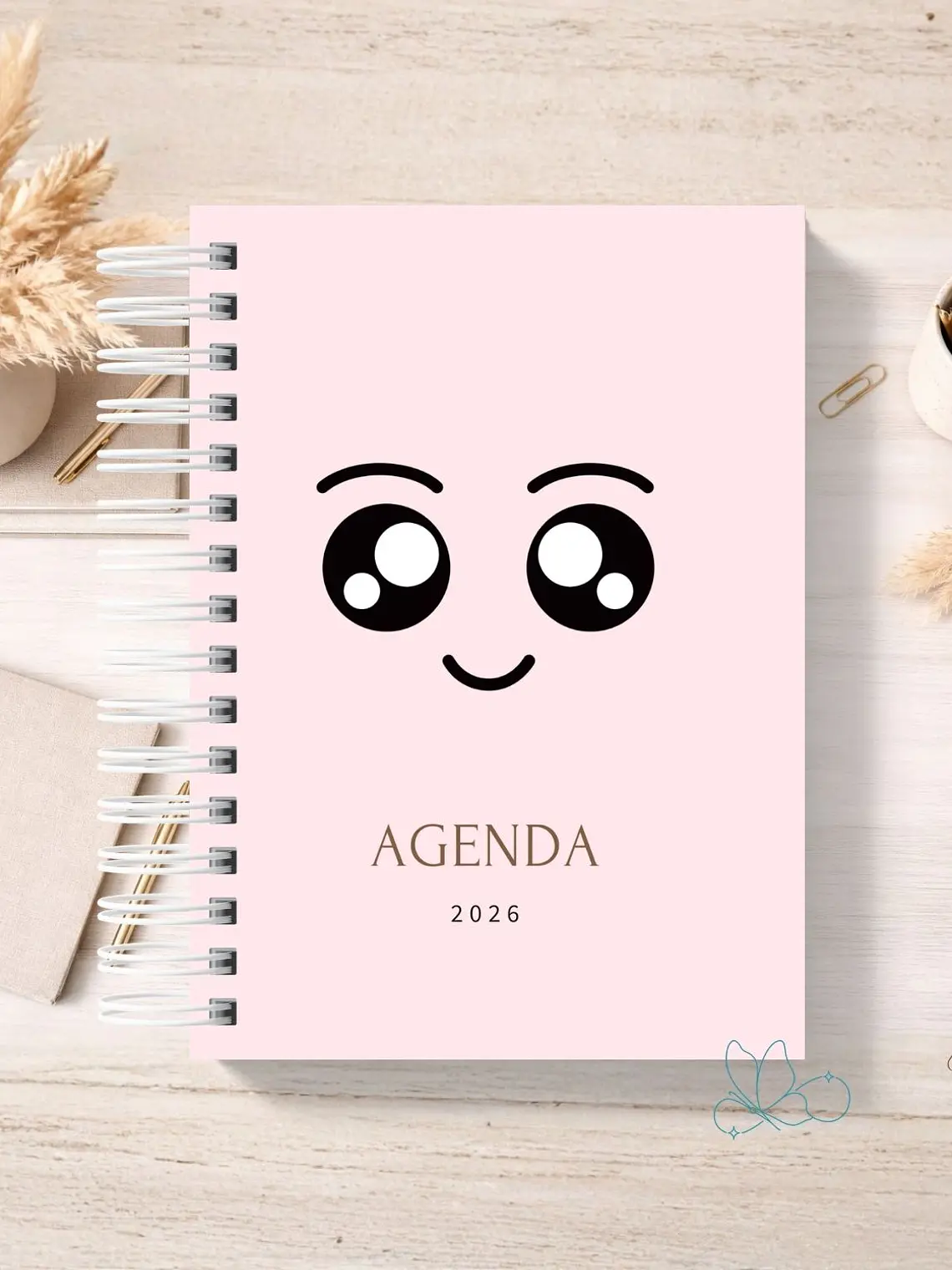 Agenda Happy Face Rosa 1