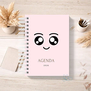 Agenda Happy Face Rosa