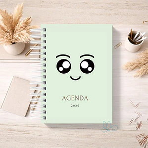 Agenda Happy Face Verde
