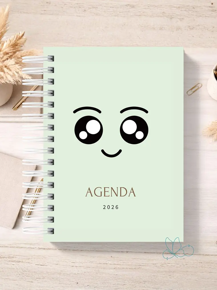 Agenda Happy Face Verde 1