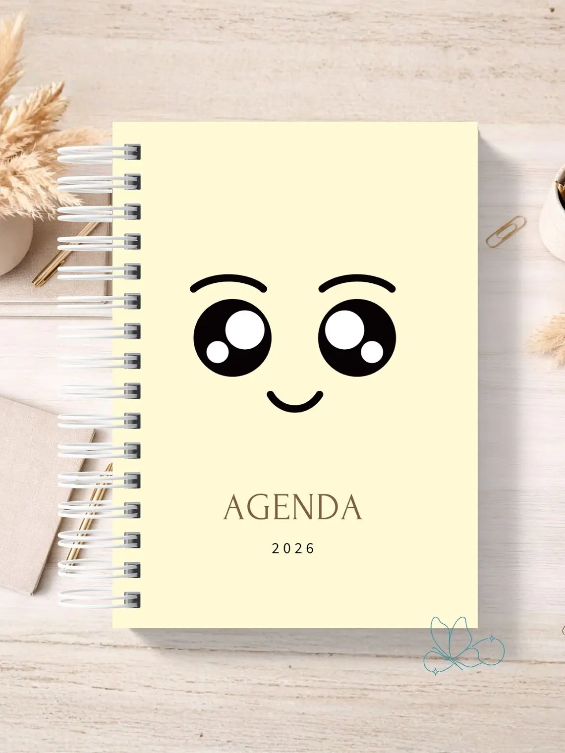 Agenda Happy Face Amarelo 1