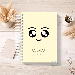 Agenda Happy Face Amarelo