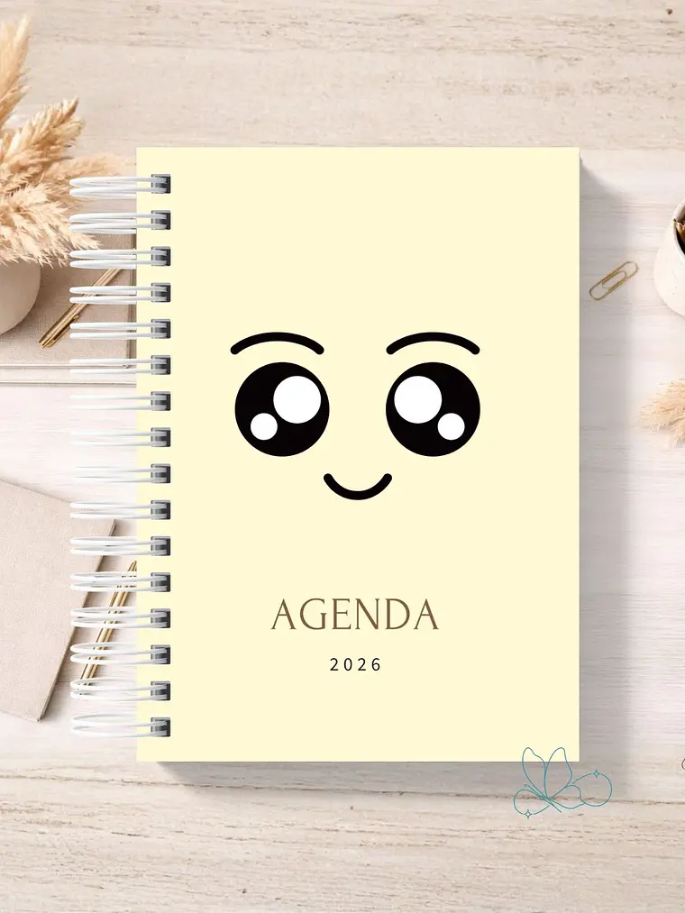 Agenda Happy Face Amarelo 1