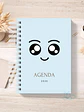 Agenda Happy Face Azul - Thumbnail 1