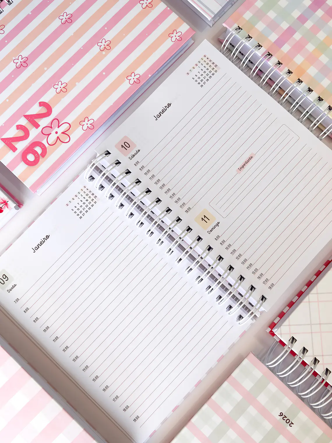 Agenda Happy Face Colorida 15