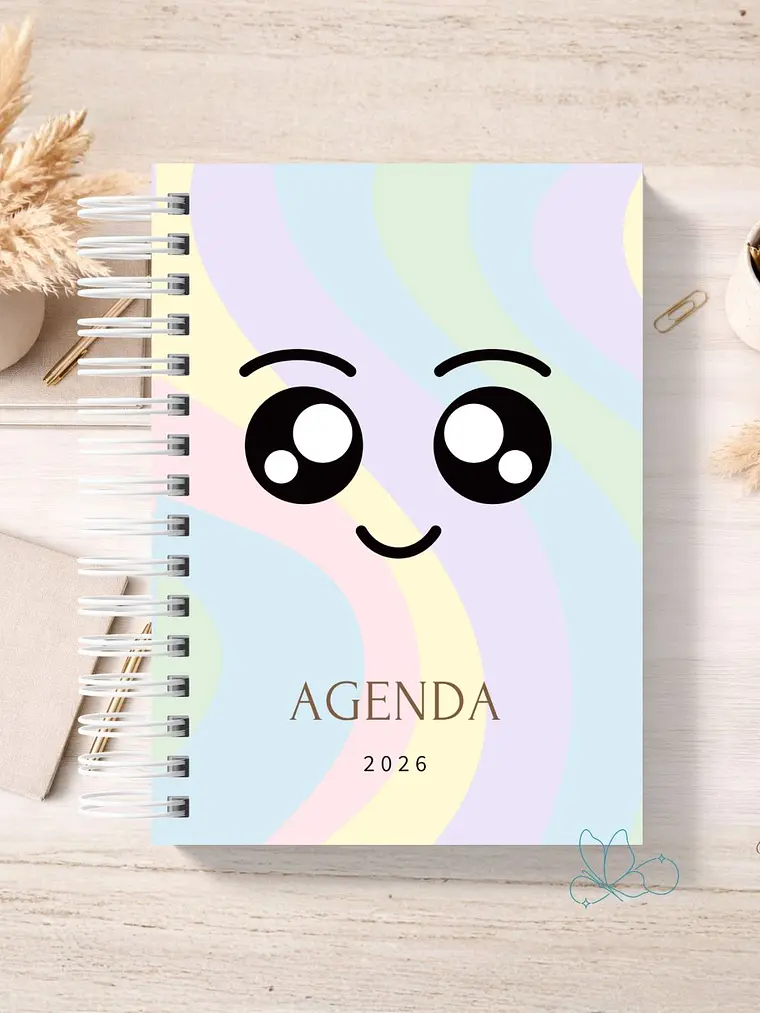Agenda Happy Face Colorida 1