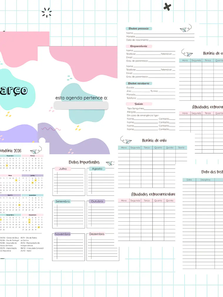 Agenda Escolar Candy School 2