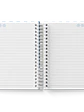 Caderno Margarida Grid Azul - Thumbnail 2