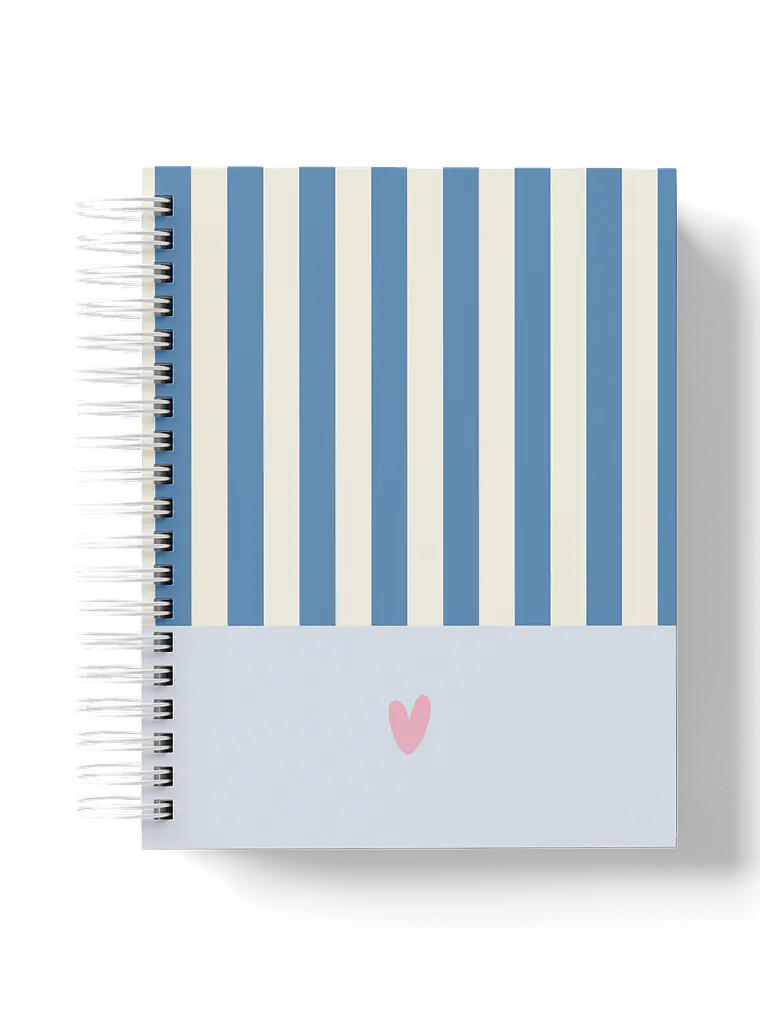 Caderno Sweet Lines Azul  1