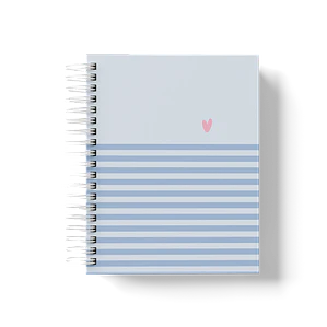 Caderno Lovely Grid azul