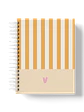Caderno Sweet Lines laranja - Thumbnail 1