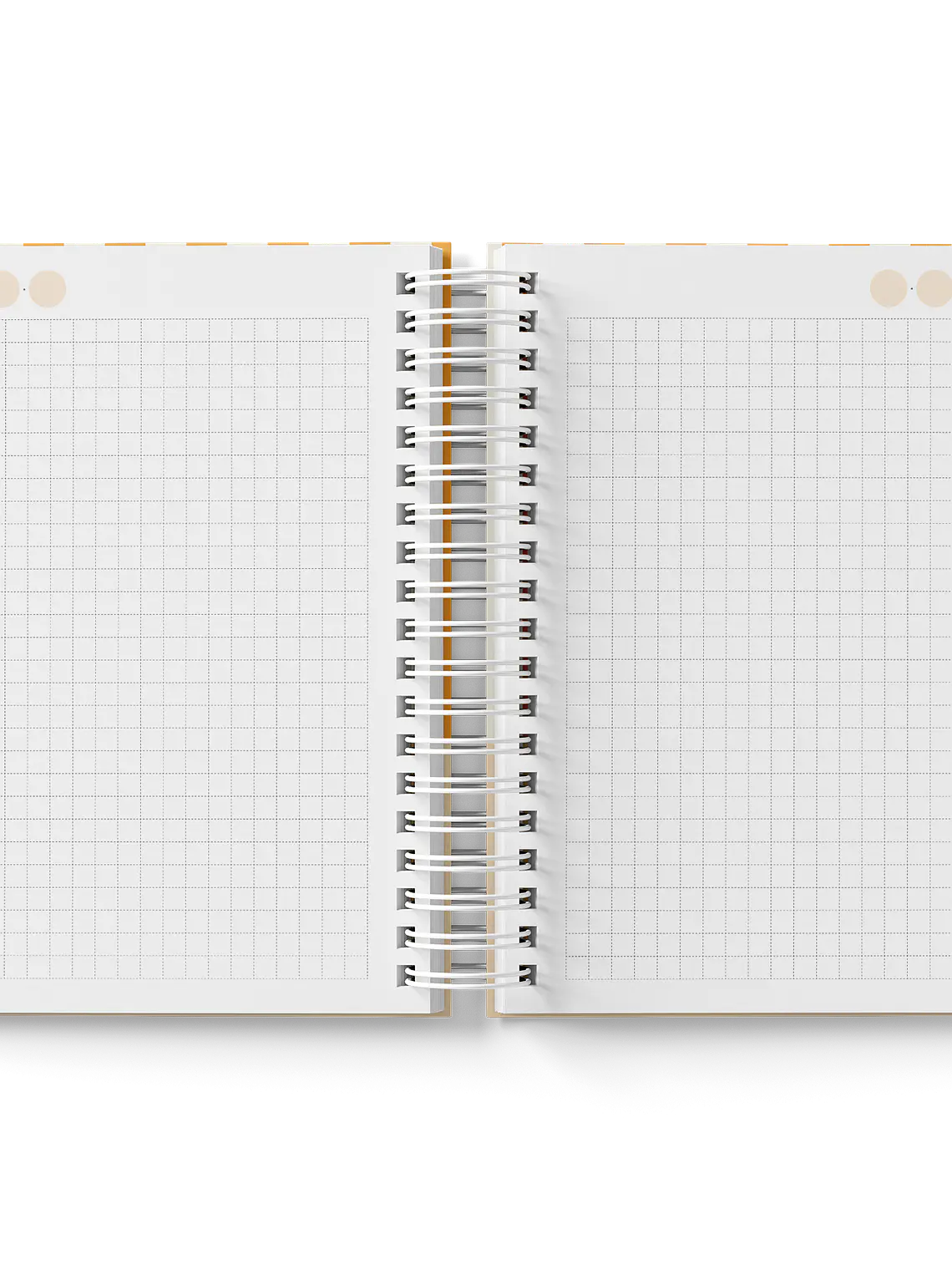 Caderno Lovely Grid laranja 3
