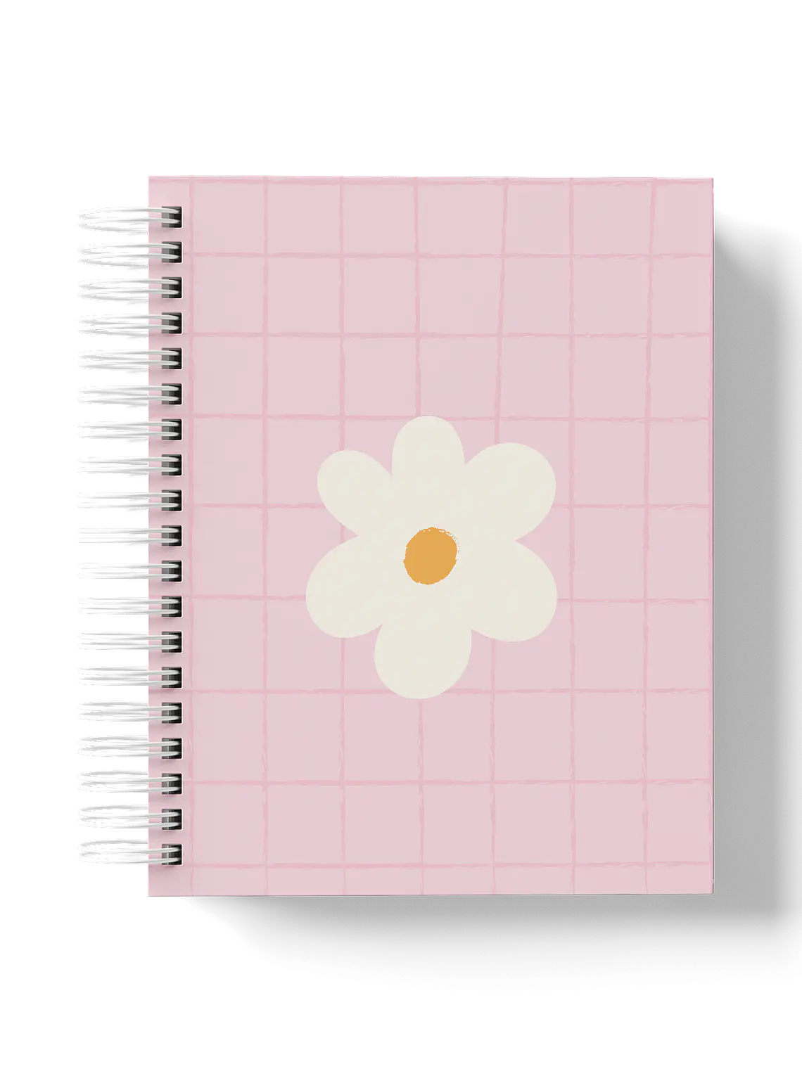 Caderno Margarida Grid rosa 1