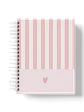 Caderno Sweet Lines rosa - Thumbnail 1