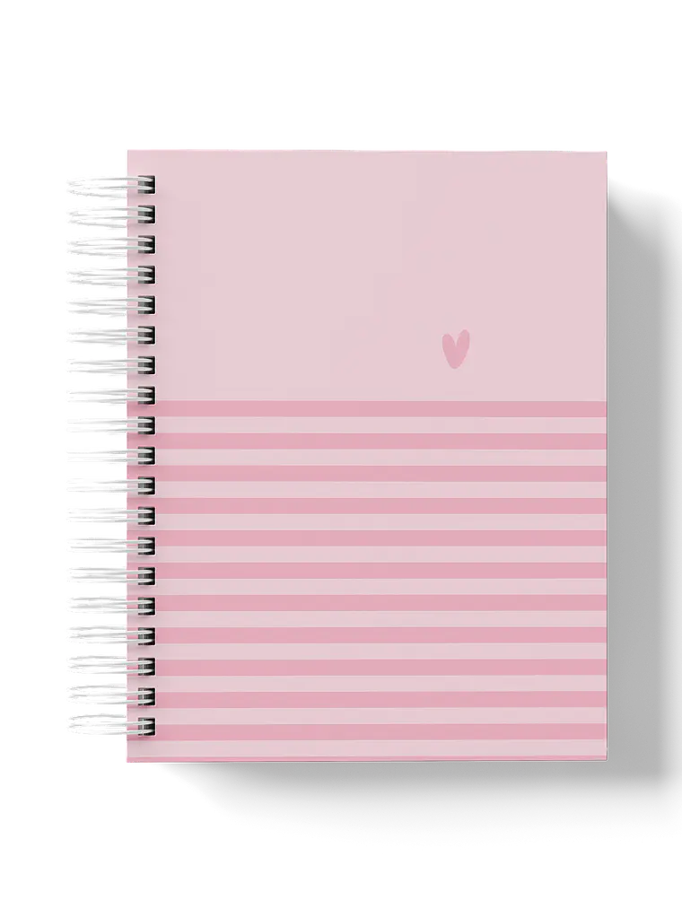 Caderno Lovely Grid rosa 1