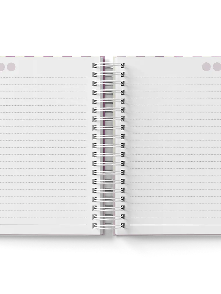Caderno Calm Waves roxo 2