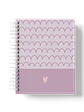 Caderno Calm Waves roxo - Thumbnail 1