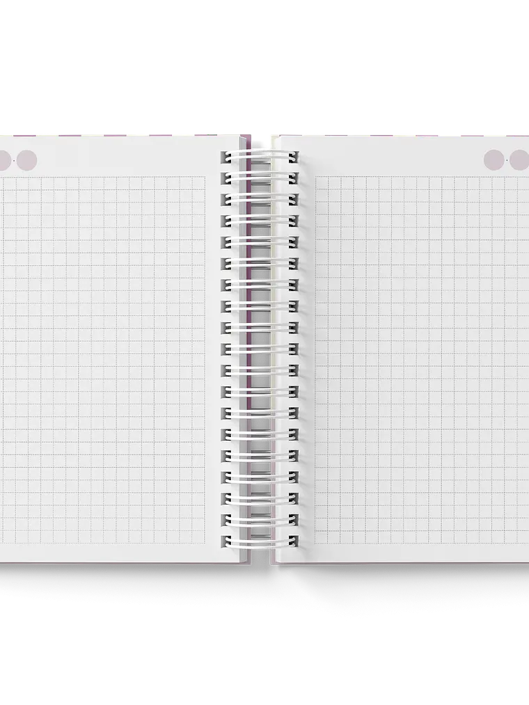 Caderno Calm Waves roxo 3