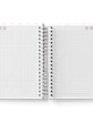 Caderno Margarida Grid roxo - Thumbnail 3