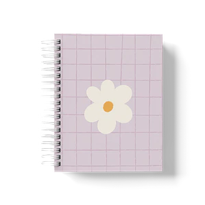 Caderno Margarida Grid roxo