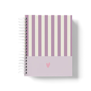 Caderno Sweet Lines roxo