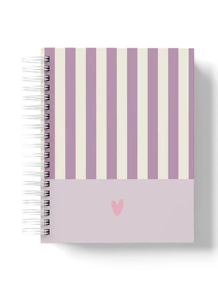 Caderno Sweet Lines roxo 1