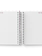 Caderno Lovely Grid roxo - Thumbnail 4