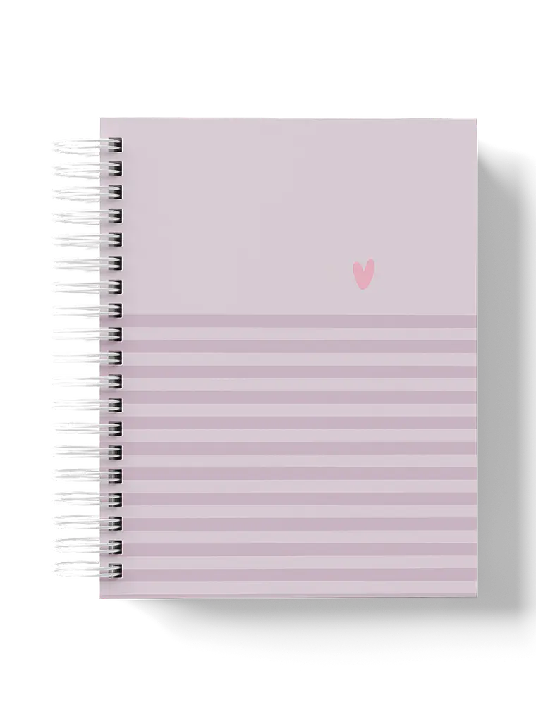Caderno Lovely Grid roxo 1