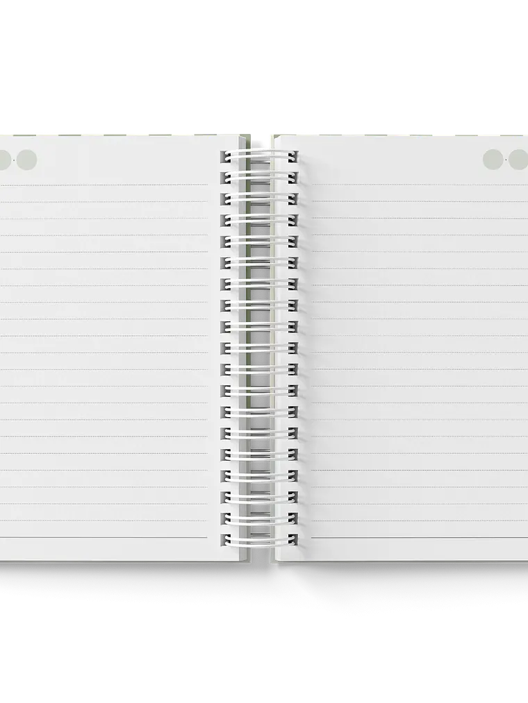 Caderno Margarida Grid verde 2