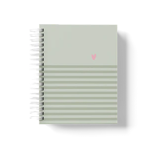 Caderno Lovely Grid verde