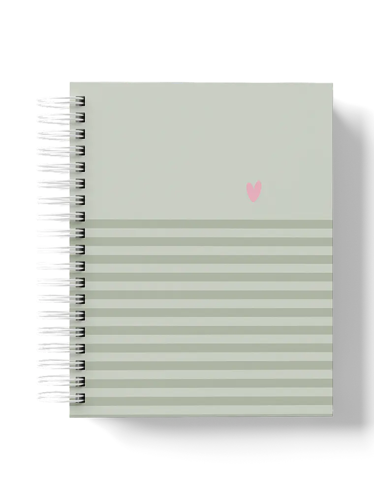 Caderno Lovely Grid verde 1