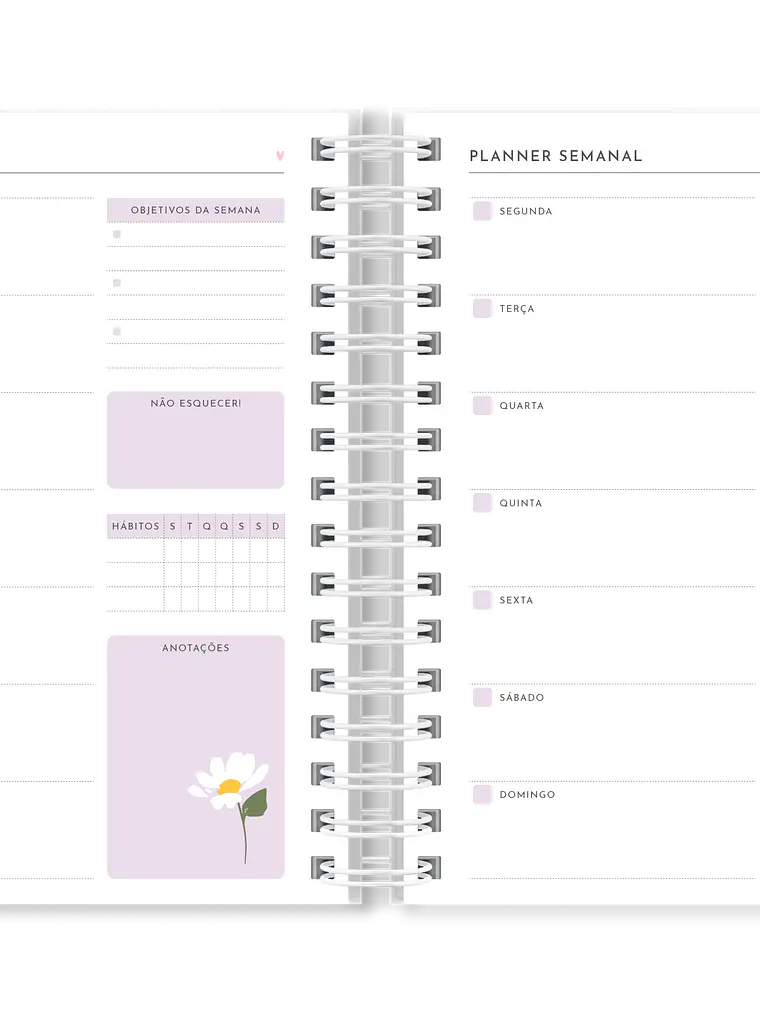 Planner Semanal Florescer 8