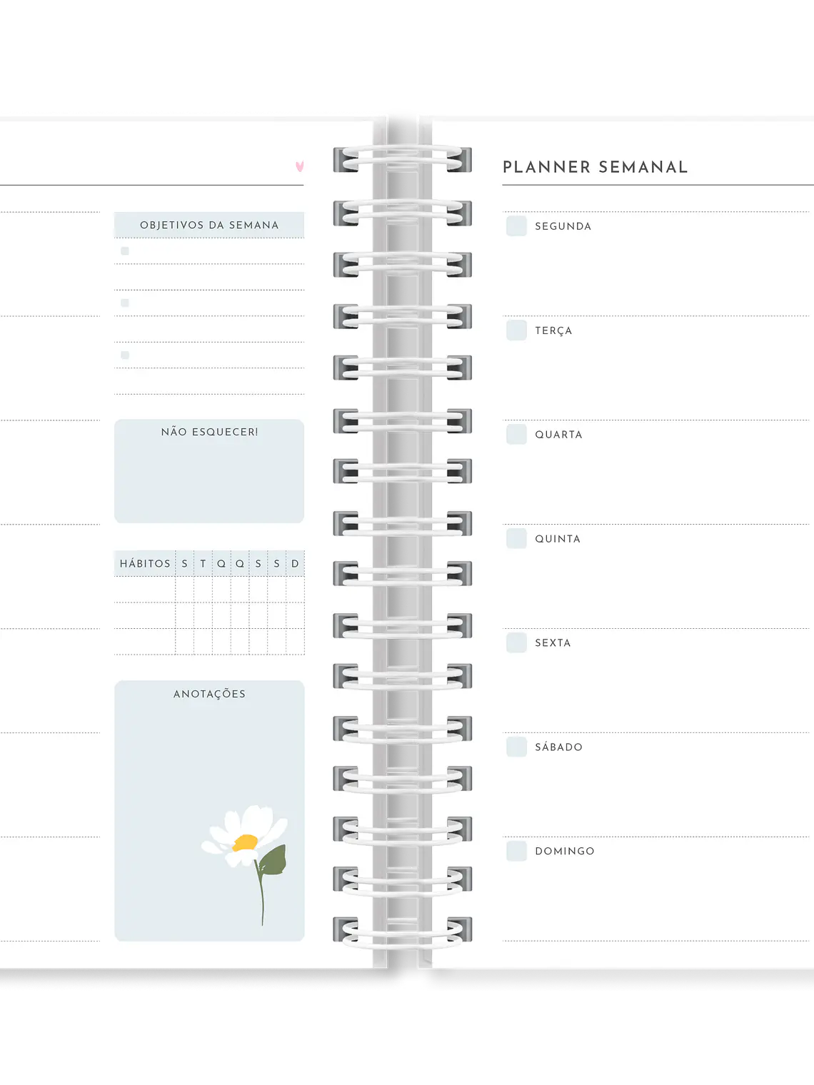 Planner Semanal Florescer 5