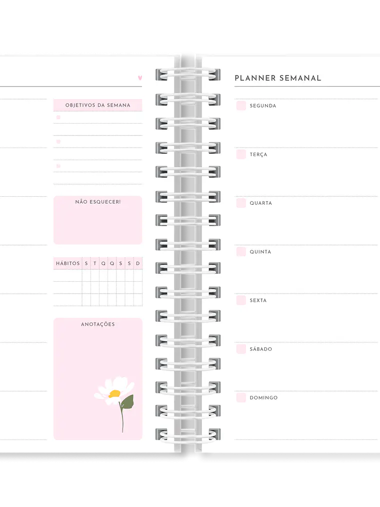 Planner Semanal Florescer 6