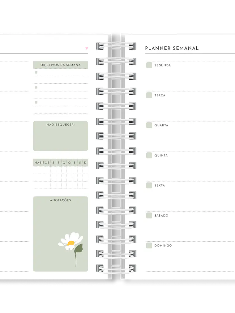 Planner Semanal Florescer 7
