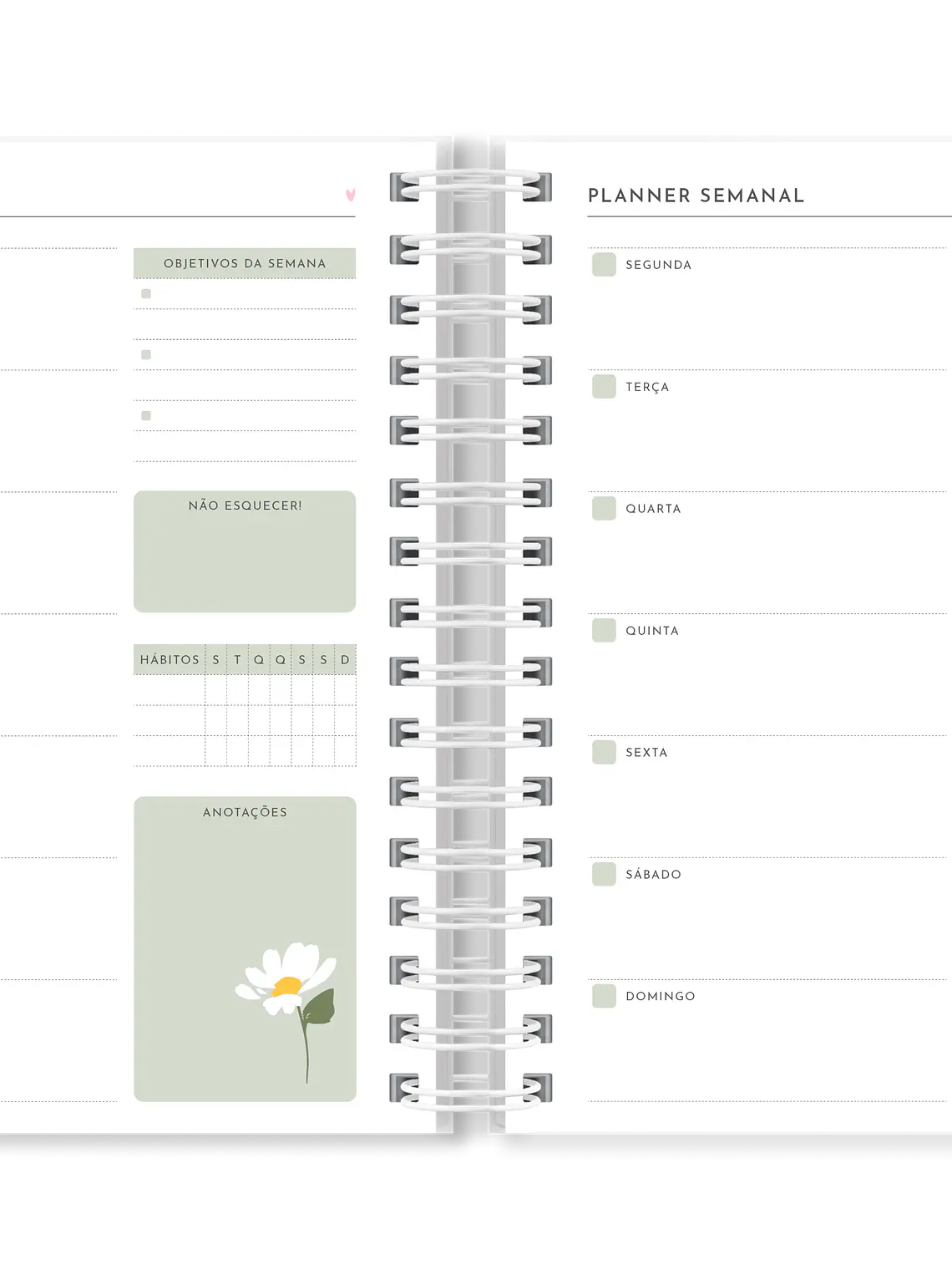 Planner Semanal Brisa Leve 7