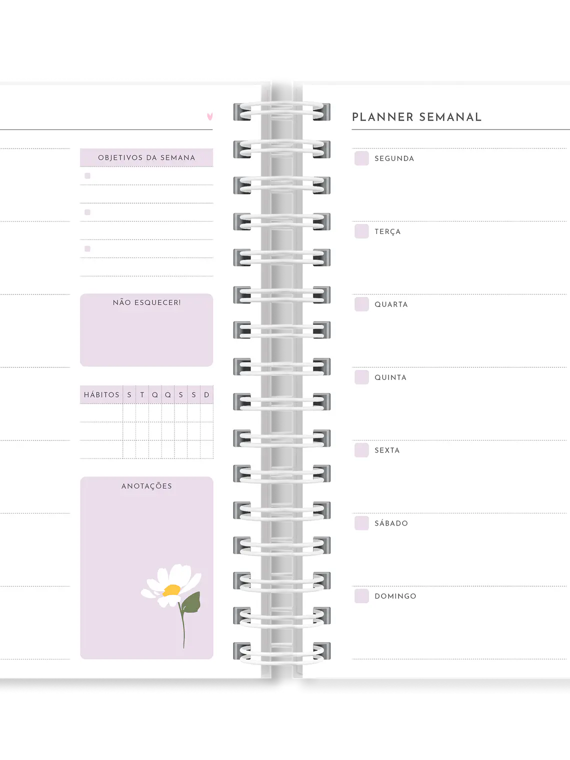 Planner Semanal Trio Poético 8