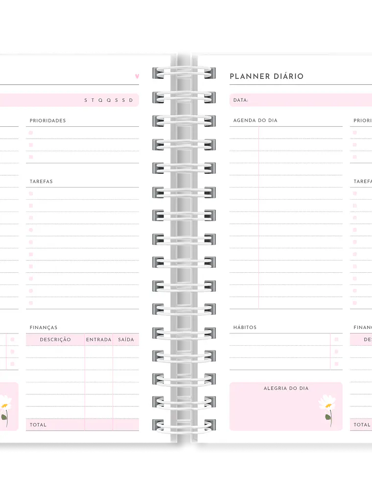 Planner Diário Duetto 6